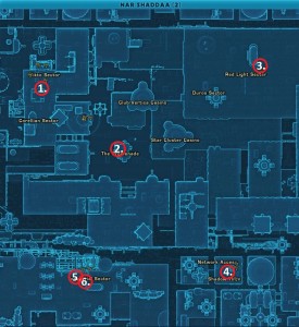 Swtor MCR-99 Droid Reconnaissance Nar Shaddaa For Republic Location Map