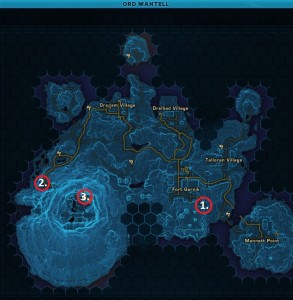 Swtor MCR-99 Droid Reconnaissance Ord Mantell Location Map