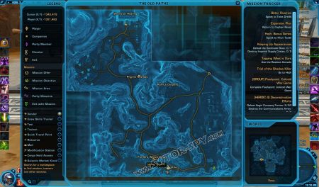 swtor heroic database terminal mission